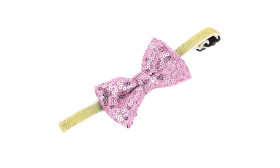 Błyszcząca Muszka imprezowa dla Kotów i małych Psów