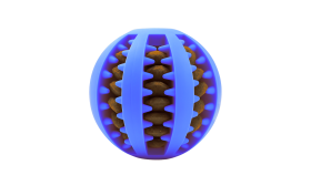 Piłka na Przysmaki dla Psa – Interaktywna Gumowa Zabawka Gryzak