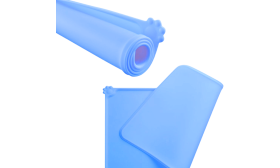 Silikonowa Mata Pod Miskę dla Psa – Wodoodporna i Antypoślizgowa z Podniesionymi Brzegami