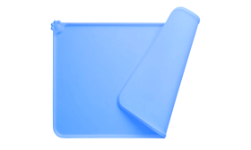 Silikonowa Mata Pod Miskę dla Psa – Wodoodporna i Antypoślizgowa z Podniesionymi Brzegami