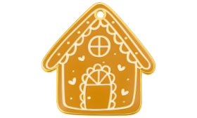 Grawerowany Identyfikator dla Psa Domek z Piernika