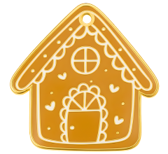 Grawerowany Identyfikator dla Psa Domek z Piernika