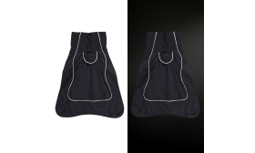 Odblaskowa wodoodporna kurtka dla psa z ciepłą podszewką z polaru